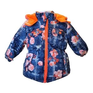 Wippete blue and pink jacket girls 12Mths